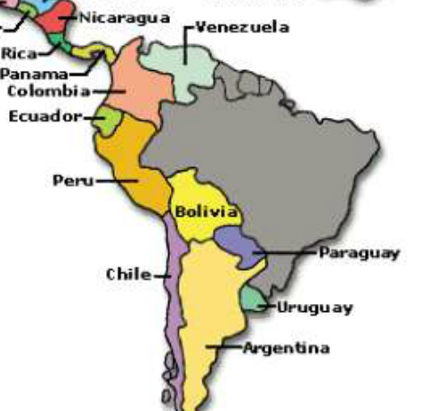 South America Map Quiz In Spanish - Map of world